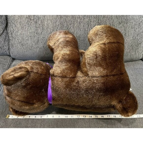 Anico Collectible Plush Toy Giant Teddy Bear Realistic Fur in Sitting Position - Picture 8 of 8
